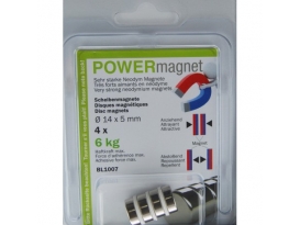 Powermagnet Scheibe 14 x 5