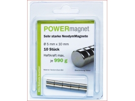 Powermagnet Stab Ø5x10mm