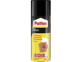 Pattex Power Spray Permanent, farblos lösemittelhaltiger Sprühklebstoff, 400 ml, temperaturbeständig bis 70°C, PXSP6