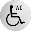 Hinweisschild, Edelstahl, 1 mm Nr. 8477, Behinderte