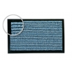 Türmatte-Innenbereich rutschfest, Höhe 10 mm, Typ Karat, 600 x 400 mm Nutzschicht Polyamid, farbe blau