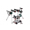 Metabo Kappsäge KGS 254 M, mit Zugfunktion, Sägeblatt Ø 254x30mm, HM, 48Z,230V, 1800W, Schnitt max. 92x305mm, Maschinenständer KSU251