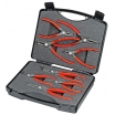 Knipex 'Sicherungsringzangen-Set 8-tlg,  im schlagfesten Kunststoffkoffer, 260x80x210mm