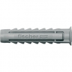 Fischer Spreizdübel SX 12x60, Nylon, Bohrer-Ø12mm, Schrauben-Ø8-10mm, Bohrloch-T 80mm, mit Rand, 4-fach-Spreizung, VE 25
