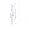 Einsteckgetriebe 306/3 13 mm ohne Stange ohne Zunge rechts